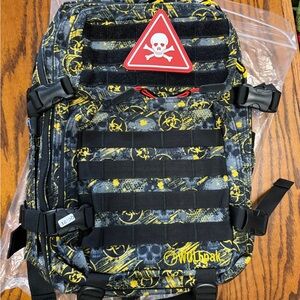 WOLFpak Apocalypse Black and Yellow Tactical 35L Backpack